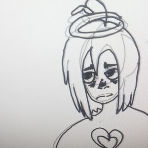 Monochrome Heart Art Print